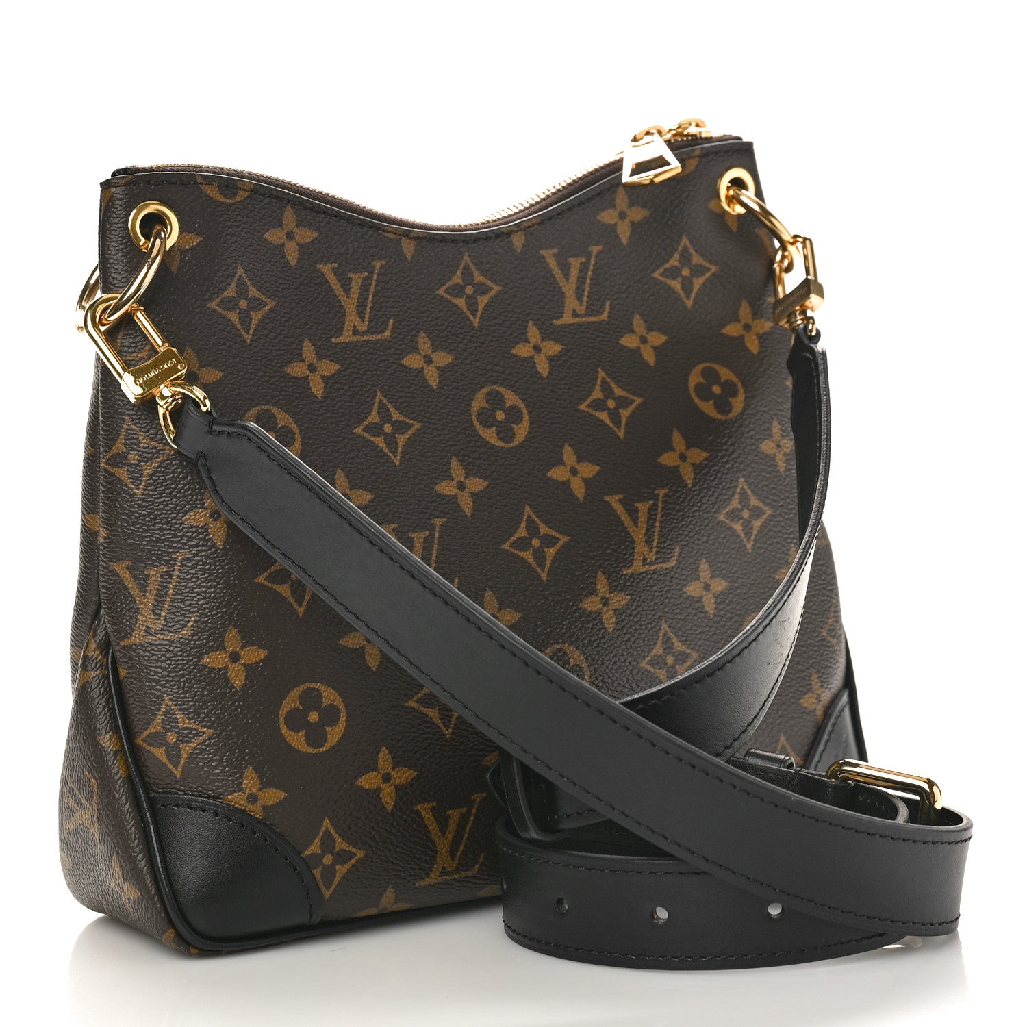 Louis Vuitton Monogram Odeon PM Black 2 of 7
