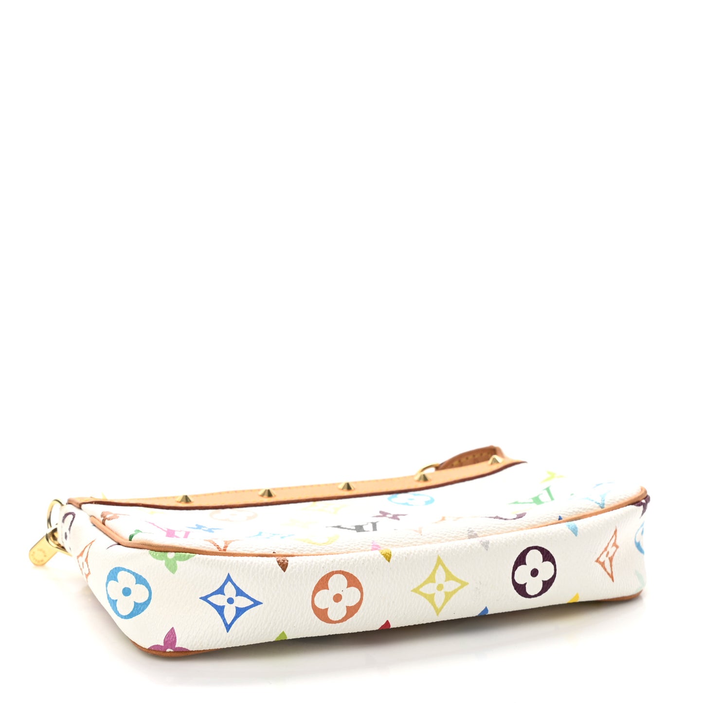Monogram Multicolor Pochette Accessories White