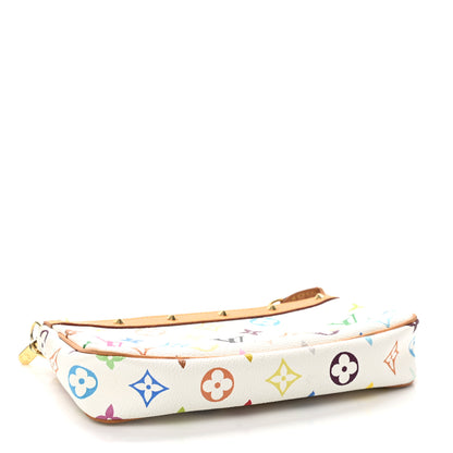 Louis Vuitton Monogram Multicolor Pochette Accessories White 3 of 10