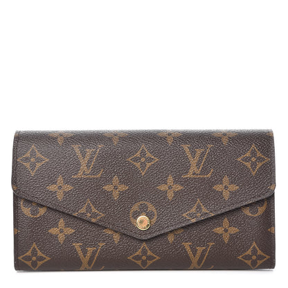 Louis Vuitton Monogram Sarah Wallet NM 1 of 10