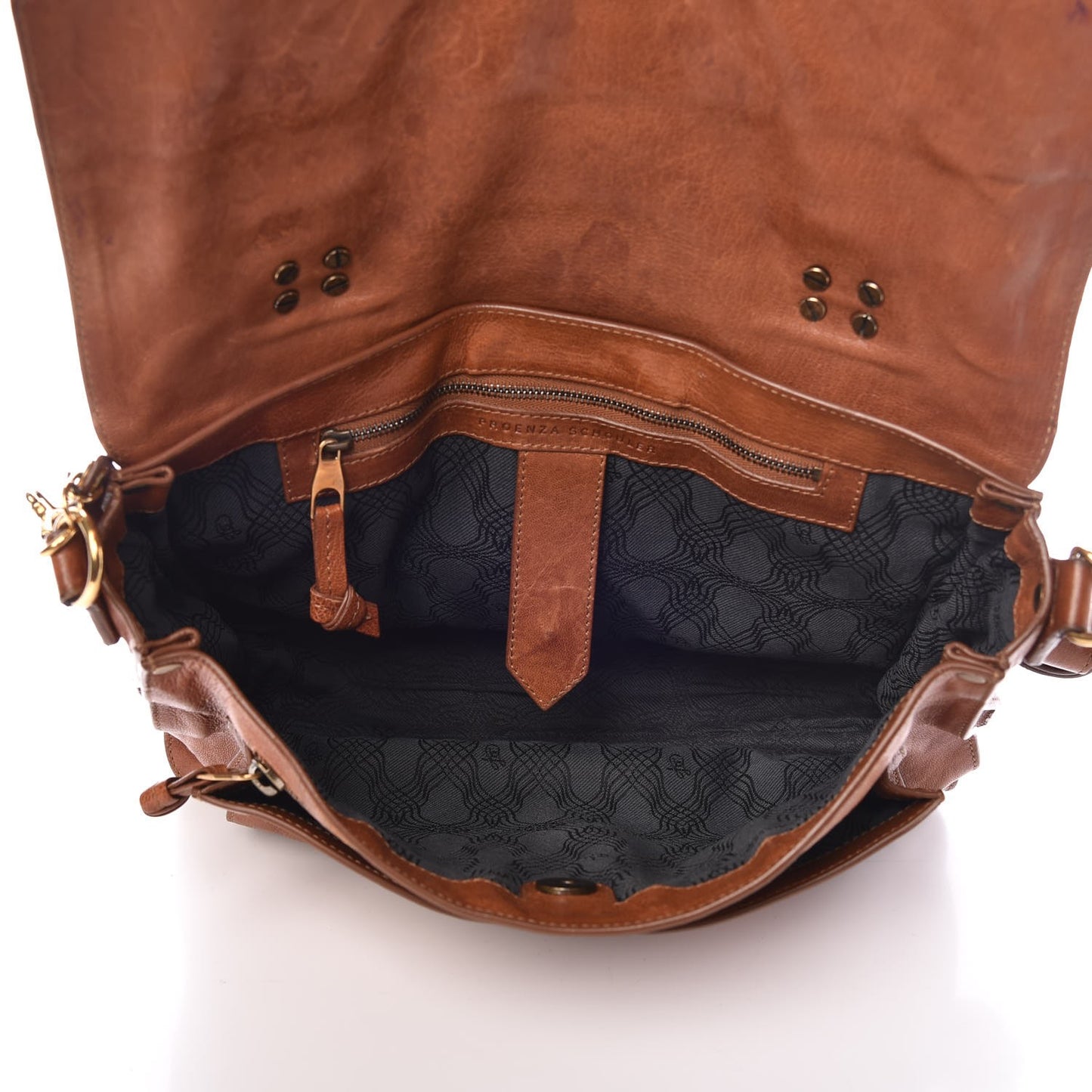 Lambskin Medium PS1 Satchel Saddle