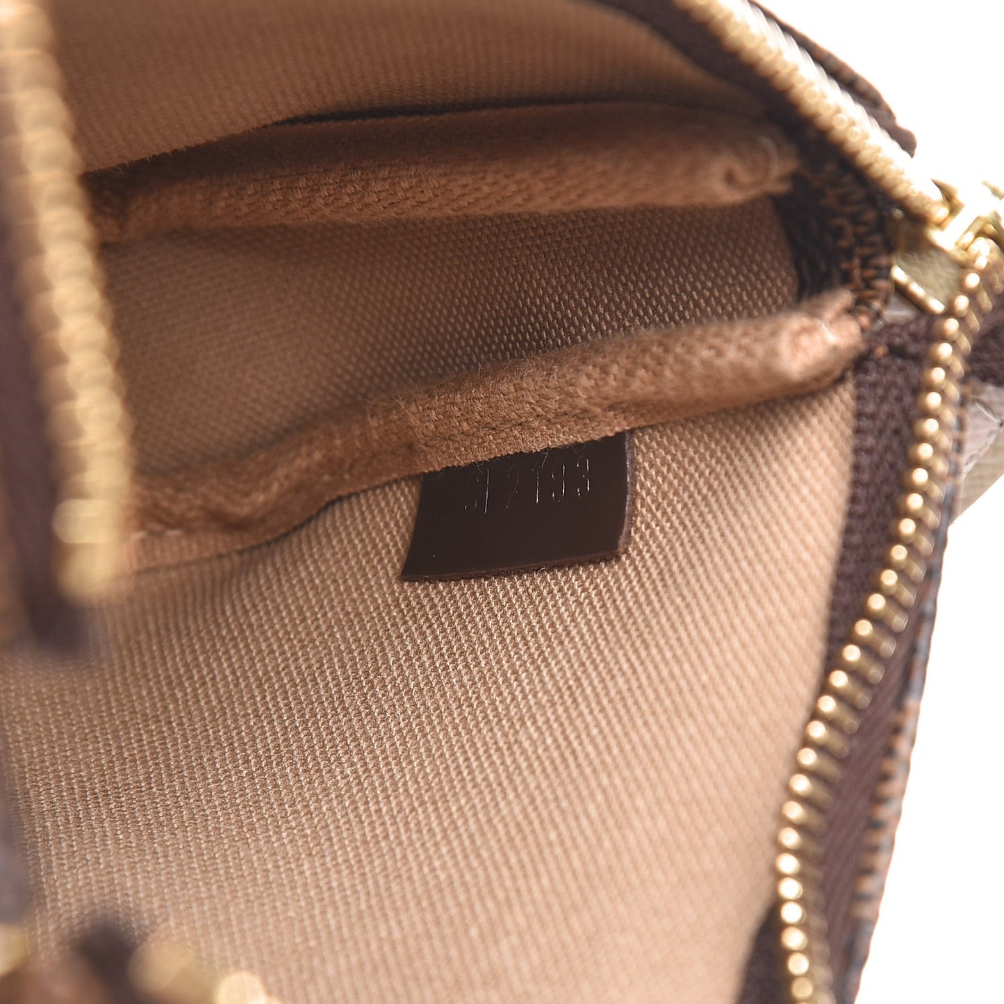 Damier Ebene Trunks and Locks Mini Pochette Accessories