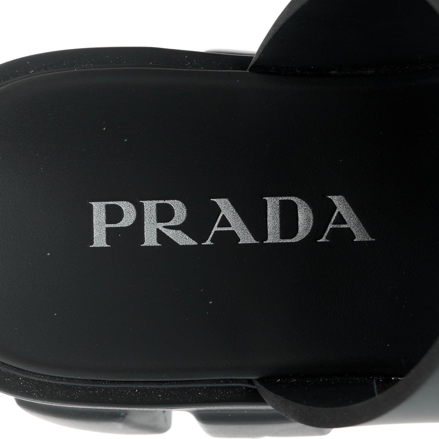 Foam Rubber Triangle Logo Monolith 55mm Cage Sandals 41 Black