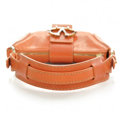 Valentino Garavani Leather Small Catch Hobo Orange 5 of 8