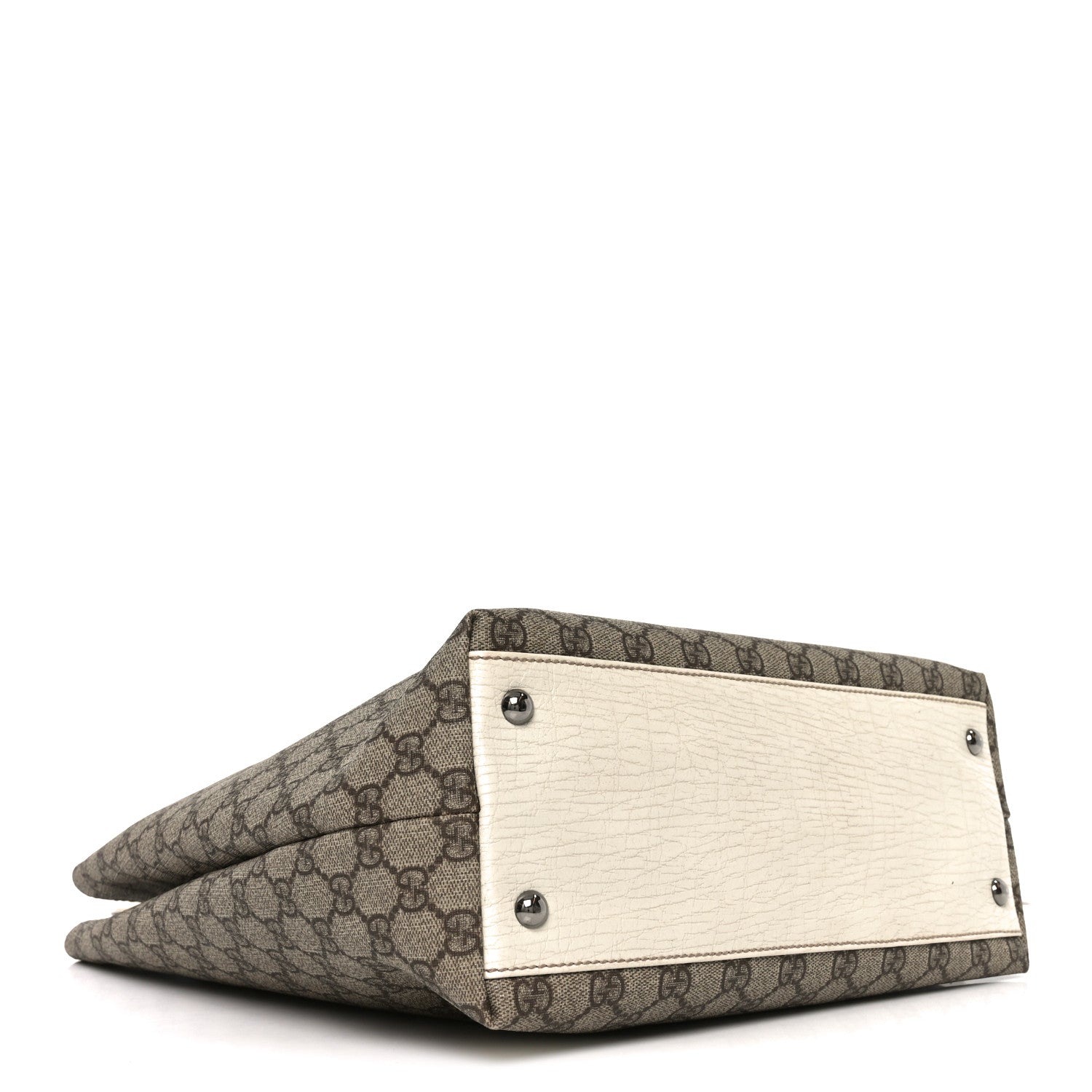 Gucci GG Plus Monogram Small Vertical Tote Off White 4 of 10
