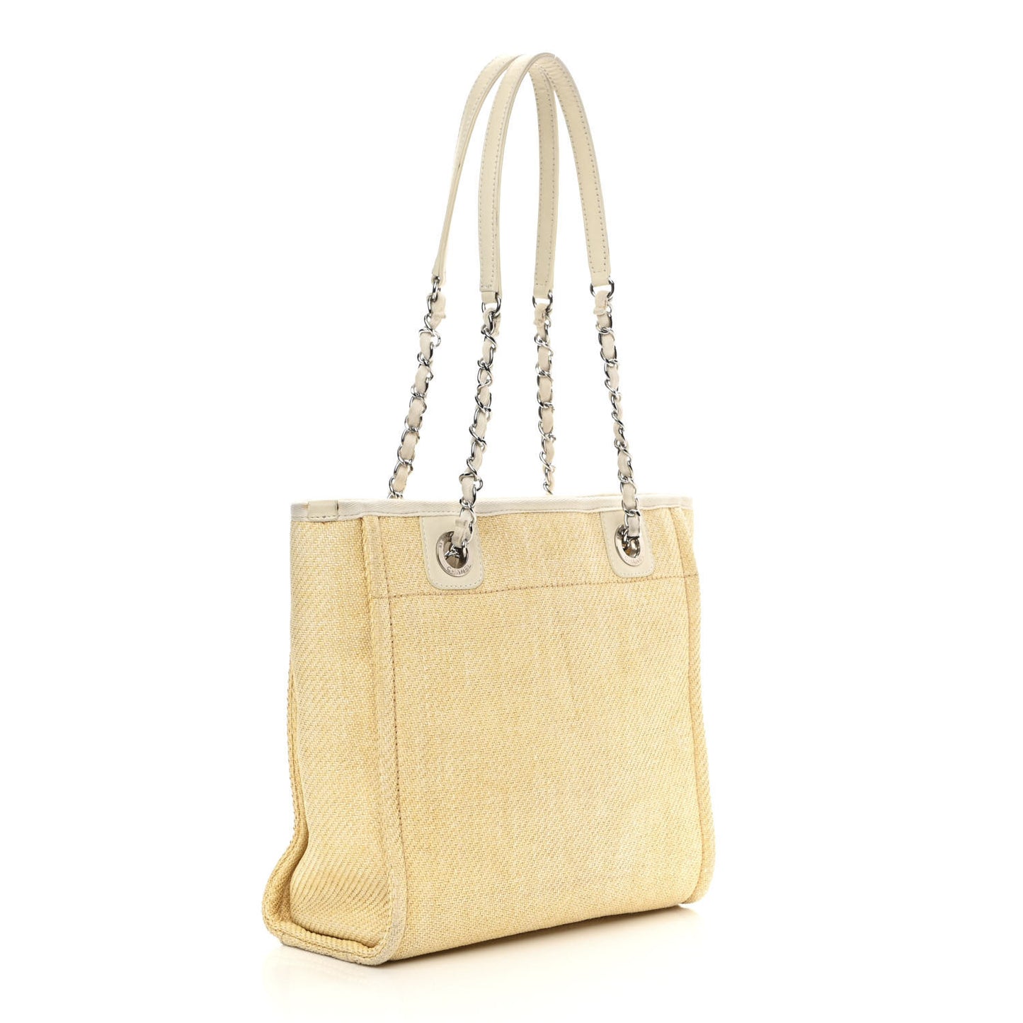 Canvas Mini Deauville Tote Light Yellow