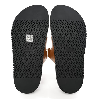 Hermes Calfskin Womens Chypre Sandals 38 Naturel 5 of 9