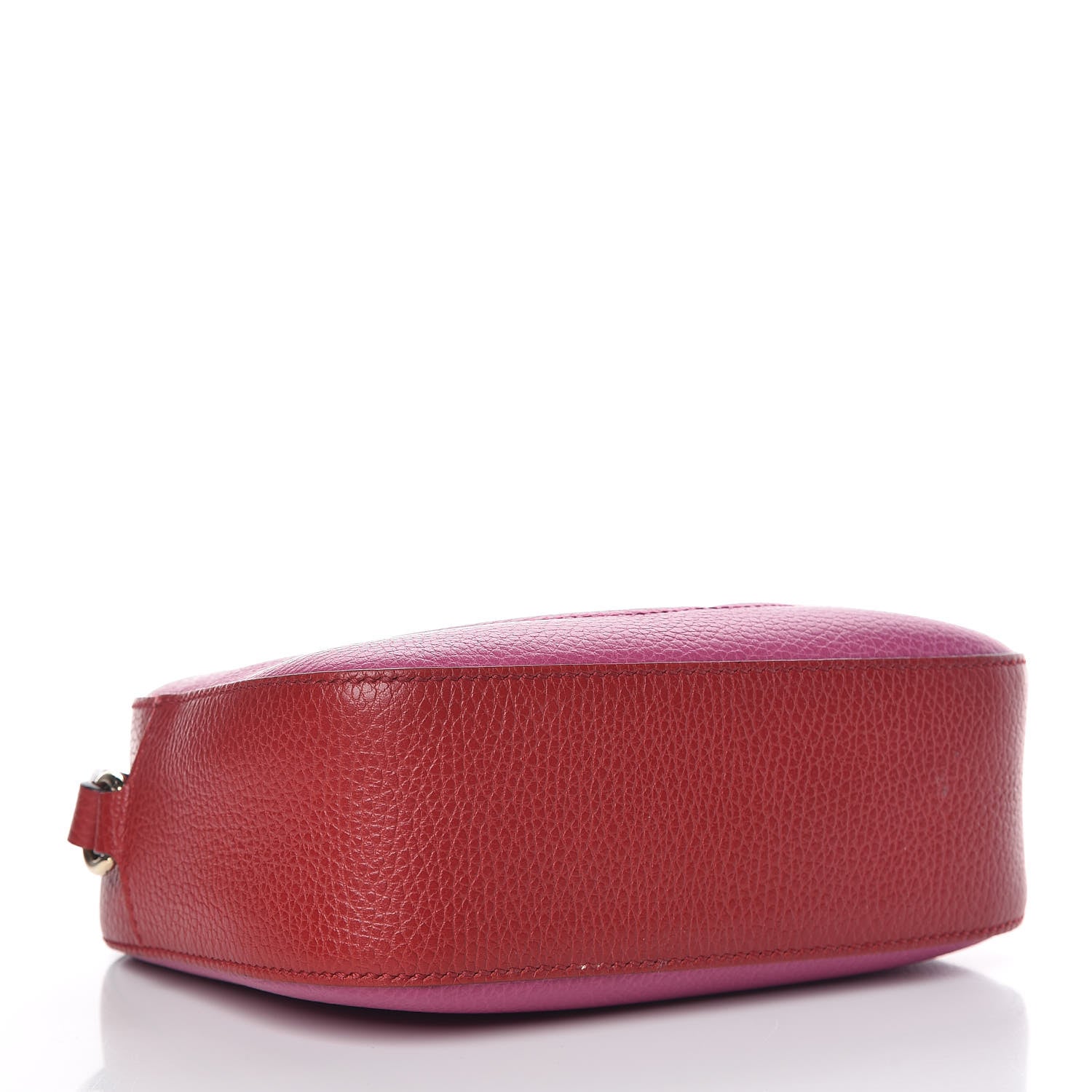 Gucci Dollar Calfskin Bi-Color Small Soho Disco Bag New Rosette Hibiscus Red 4 of 20
