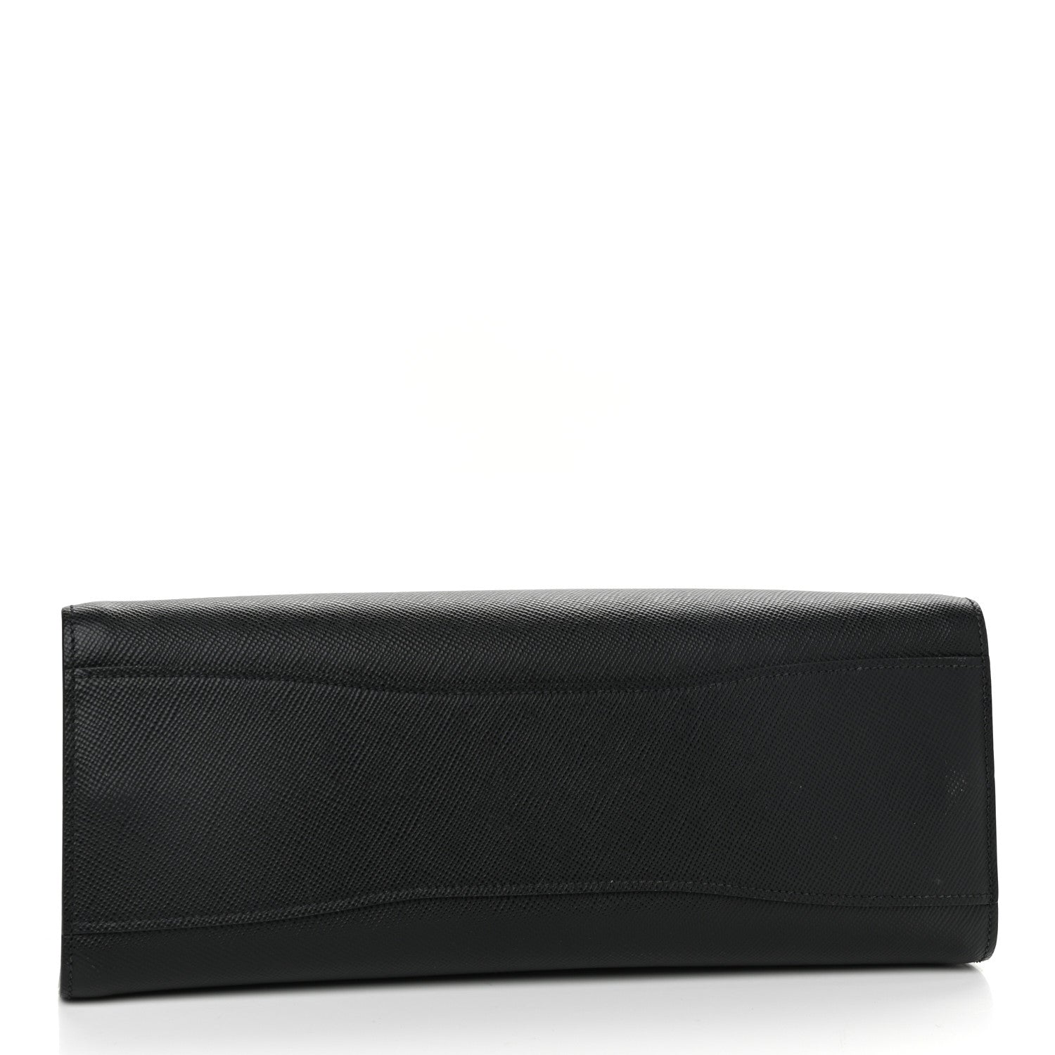 Prada Saffiano City Calfskin Large Bibliothèque Top Handle Black Fuoco 4 of 11