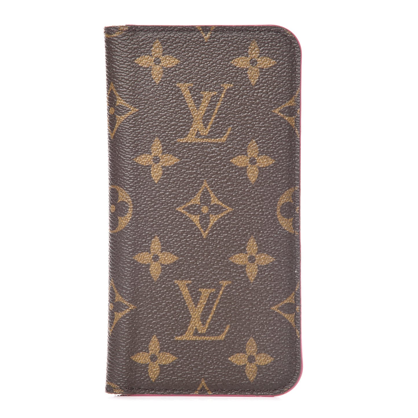 Monogram iPhone X Folio Case Rose Pop
