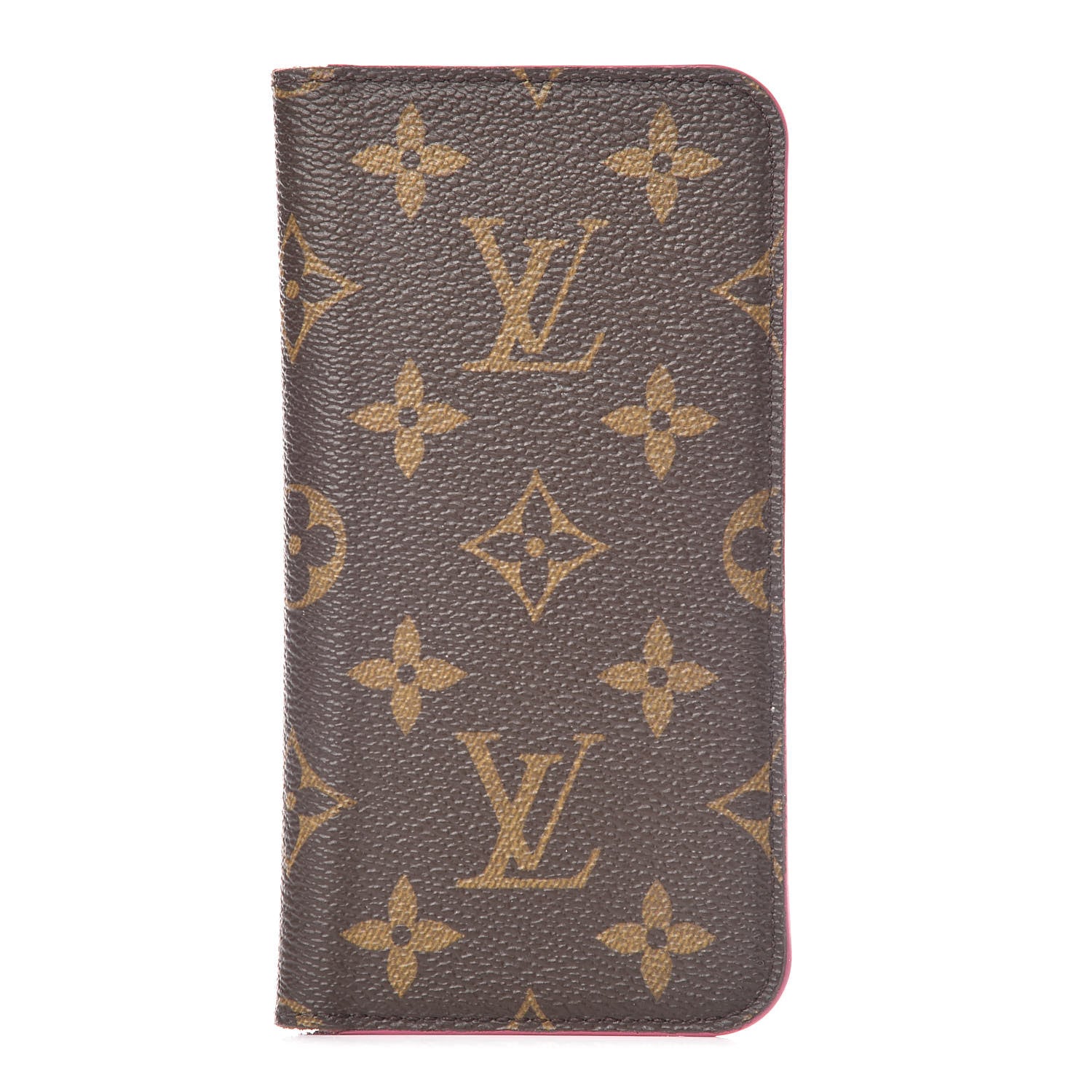 Louis Vuitton Monogram iPhone X Folio Case Rose Pop 1 of 12