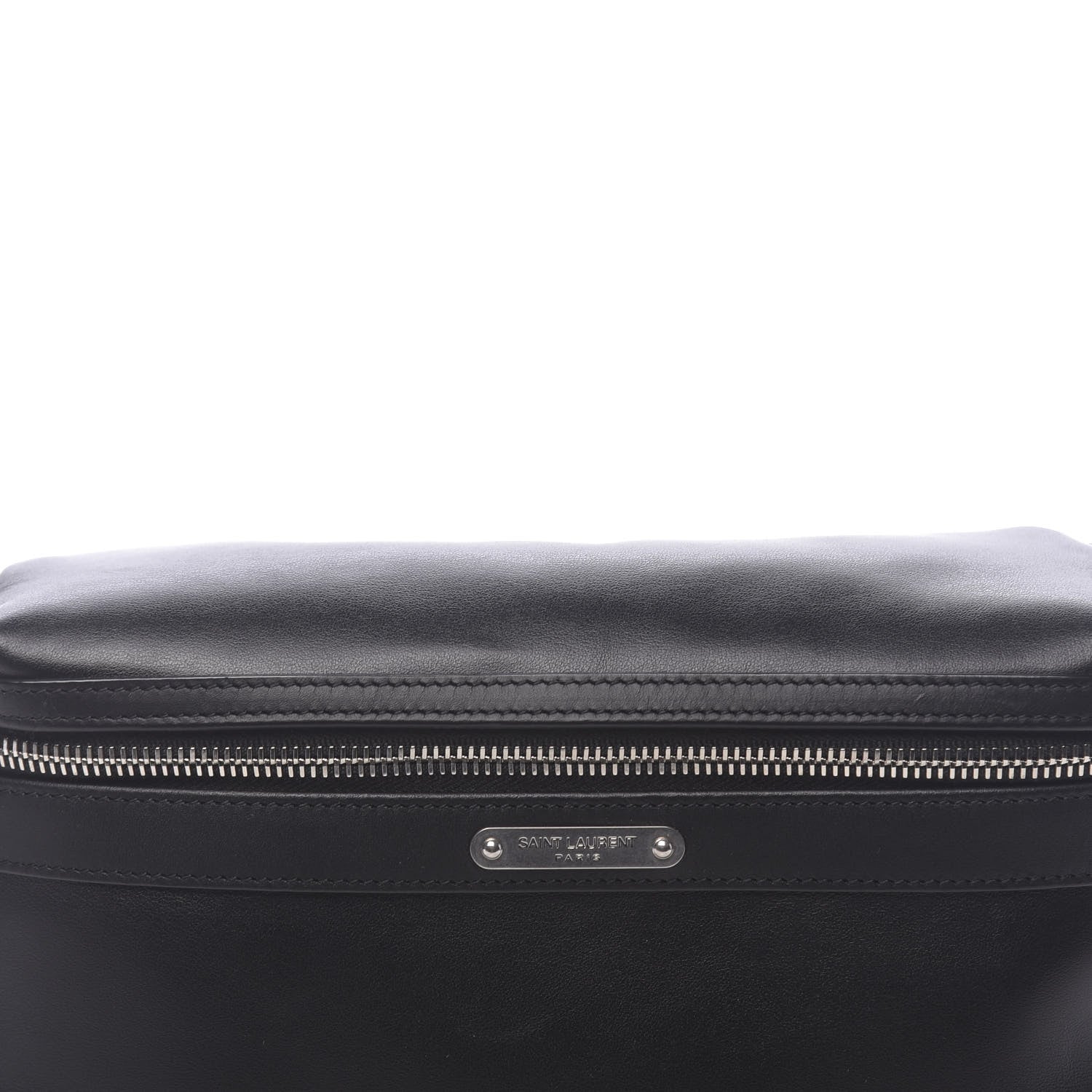 Saint Laurent Calfskin City Belt Bag Black 10 of 10