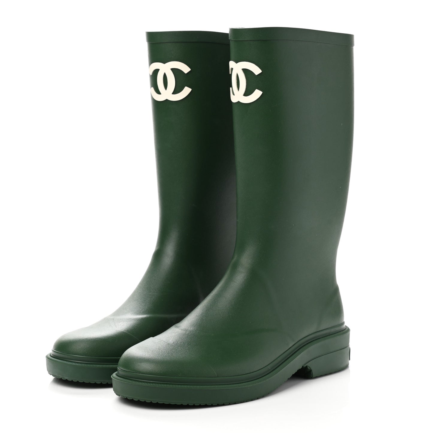 Caoutchouk CC High Boots 39 Dark Green