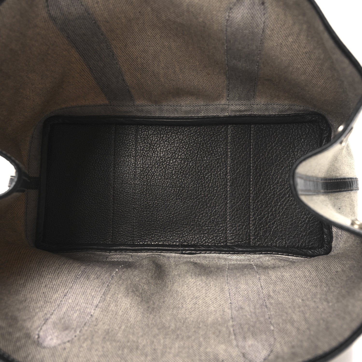 Hermes Toile Buffle Skipper Garden Party 36 MM Tote Black 5 of 10