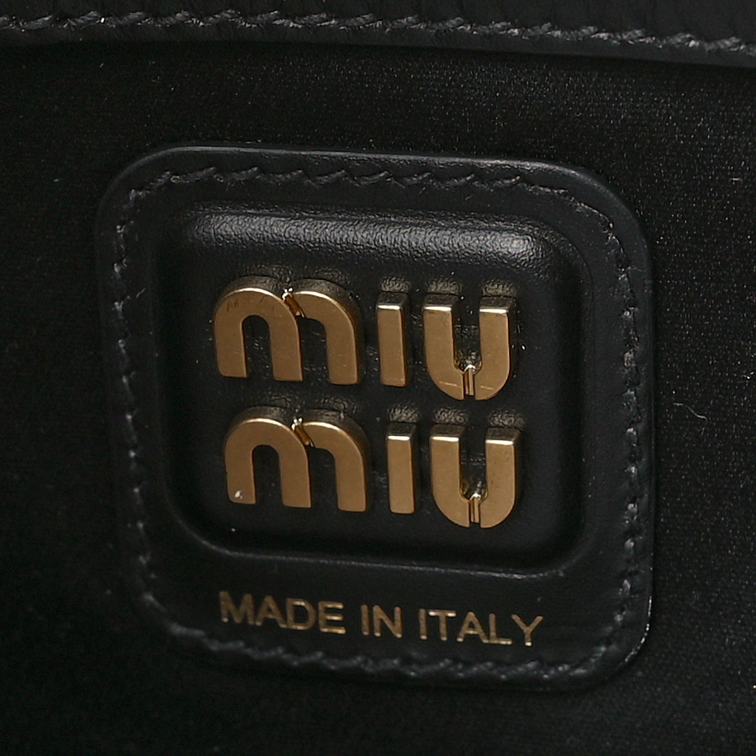 Miu Miu Soft Calf Softy Beau Top Handle Bag Black 7 of 9