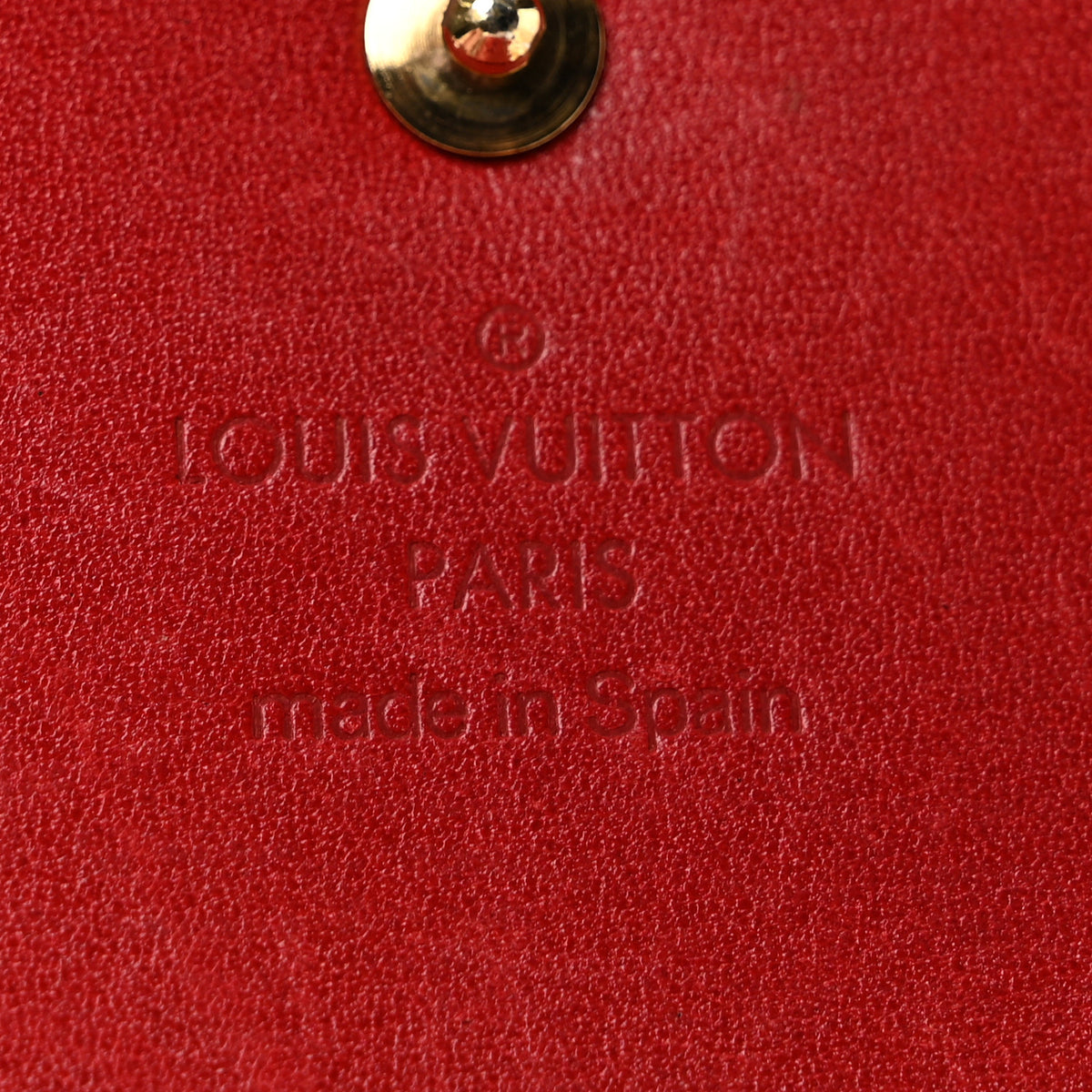Epi Porte Tresor International Wallet Castillan Red