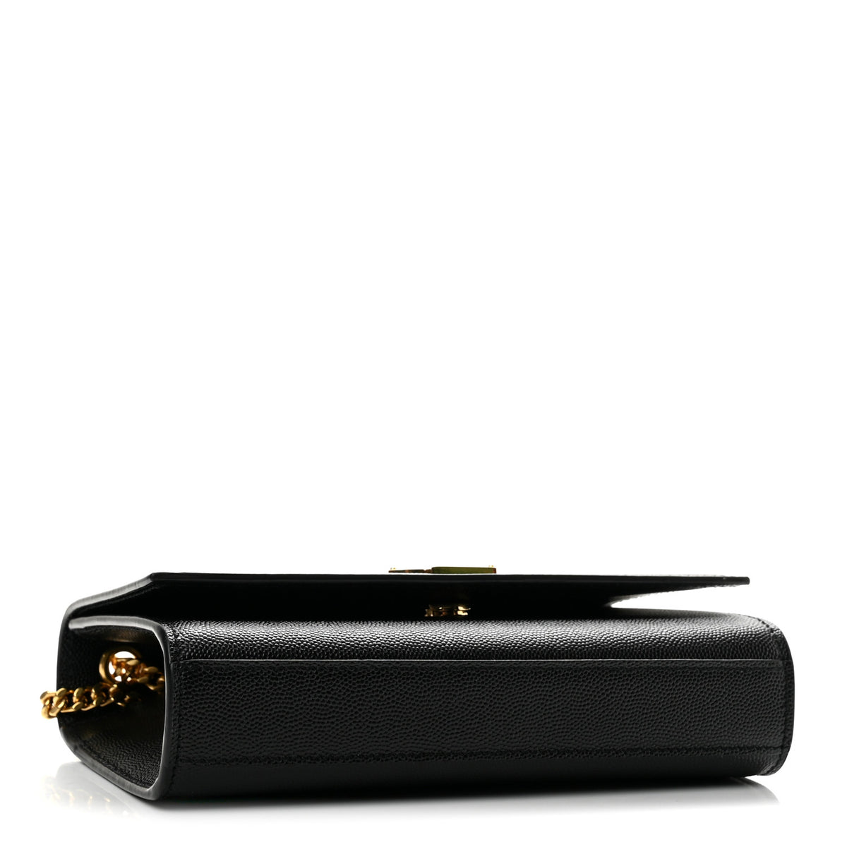 Saint Laurent Grain De Poudre Small Monogram Kate Satchel Black 4 of 10