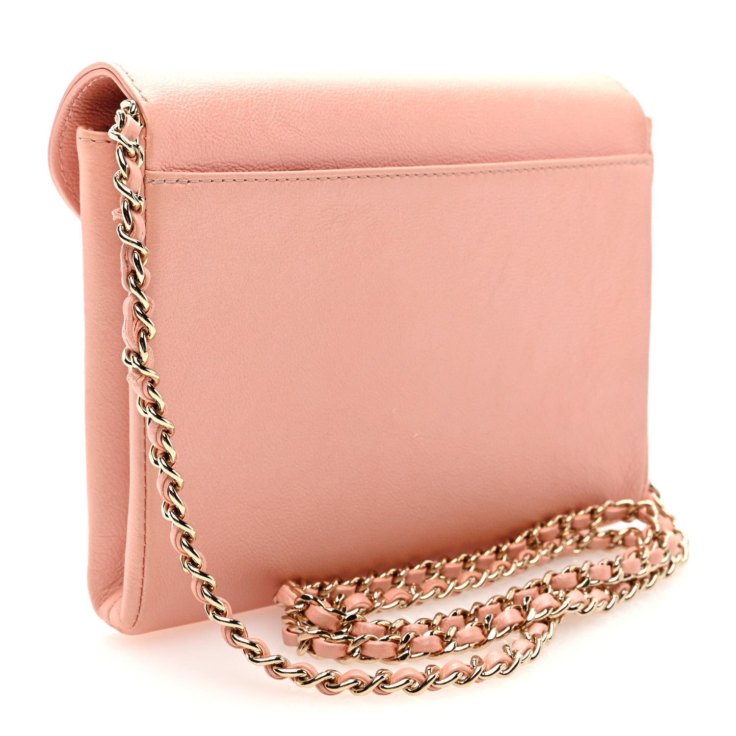 Chanel Calfskin Quilted Smart Pocket Crossbody Bag Light Pink 3 of 10
