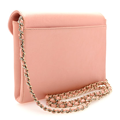 Chanel Calfskin Quilted Smart Pocket Crossbody Bag Light Pink 3 of 10