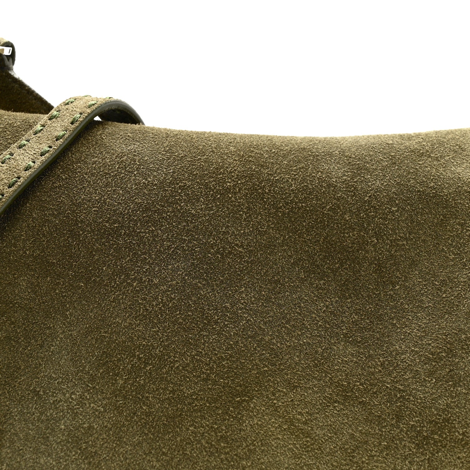 The Row Suede Sidekick Dark Olive 7 of 11