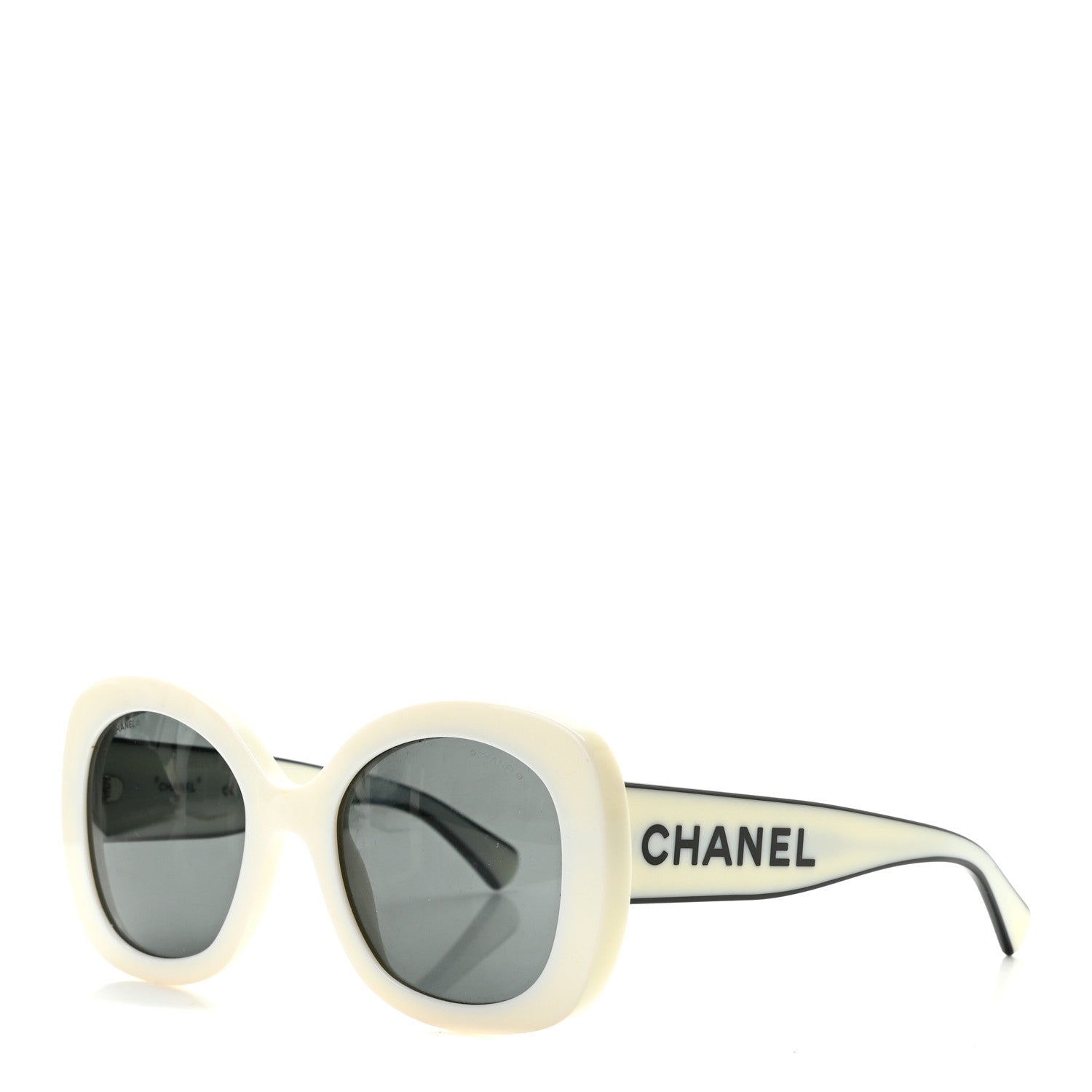 Chanel Acetate Sunglasses 71414 White 1 of 6