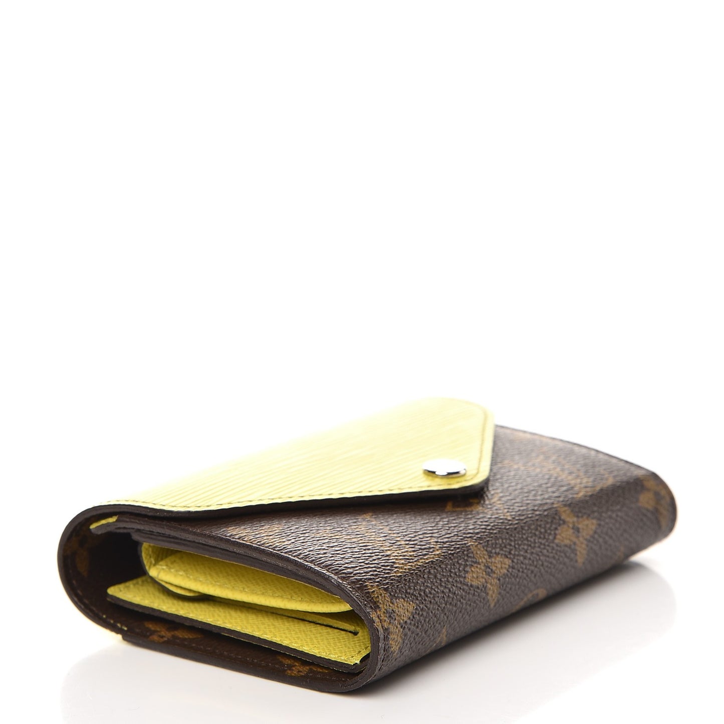 Epi Monogram Marie-Lou Compact Wallet Pistache