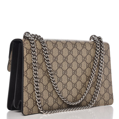 Gucci GG Supreme Monogram Small Dionysus Shoulder Bag Black 3 of 11