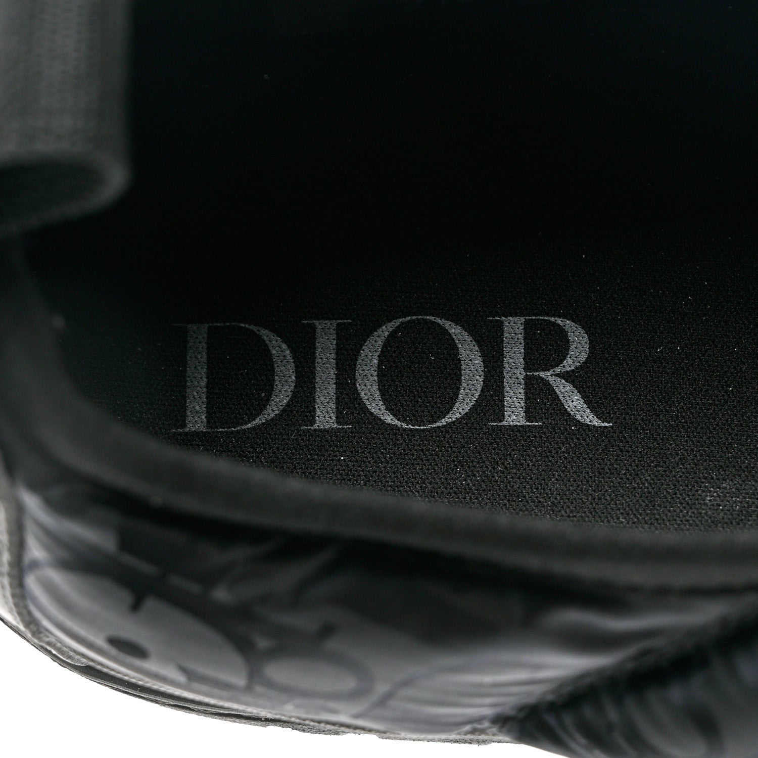 Christian Dior Nylon Oblique Mens Puffy Slippers 42 Black 7 of 9
