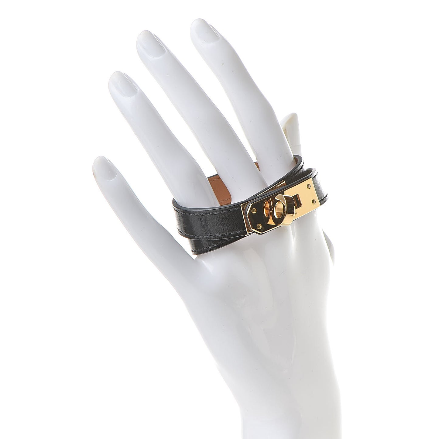 Box Kelly Double Tour Bracelet XS Black