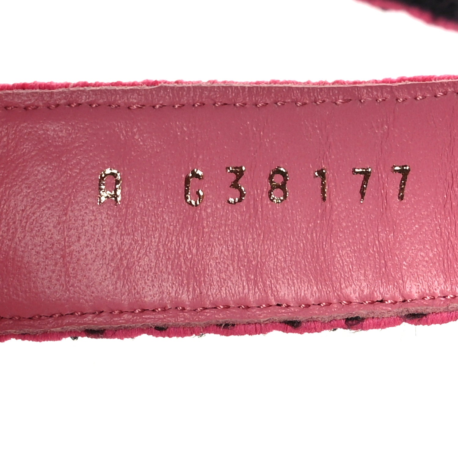 Chanel Stretch Fabric Lambskin CC Flat Sandals 36 Pink Black 8 of 8
