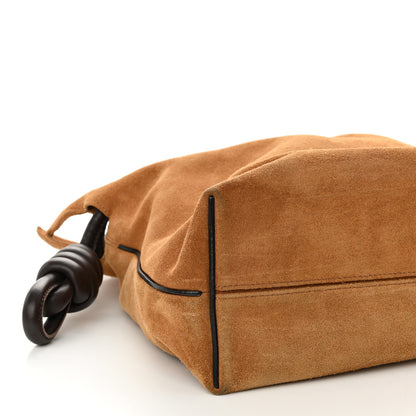 Loewe Suede Flamenco Knot Bag Tan 9 of 12