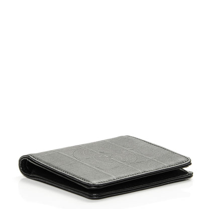 Chanel Embossed Lambskin Travel Bi-Fold Wallet Black 4 of 8