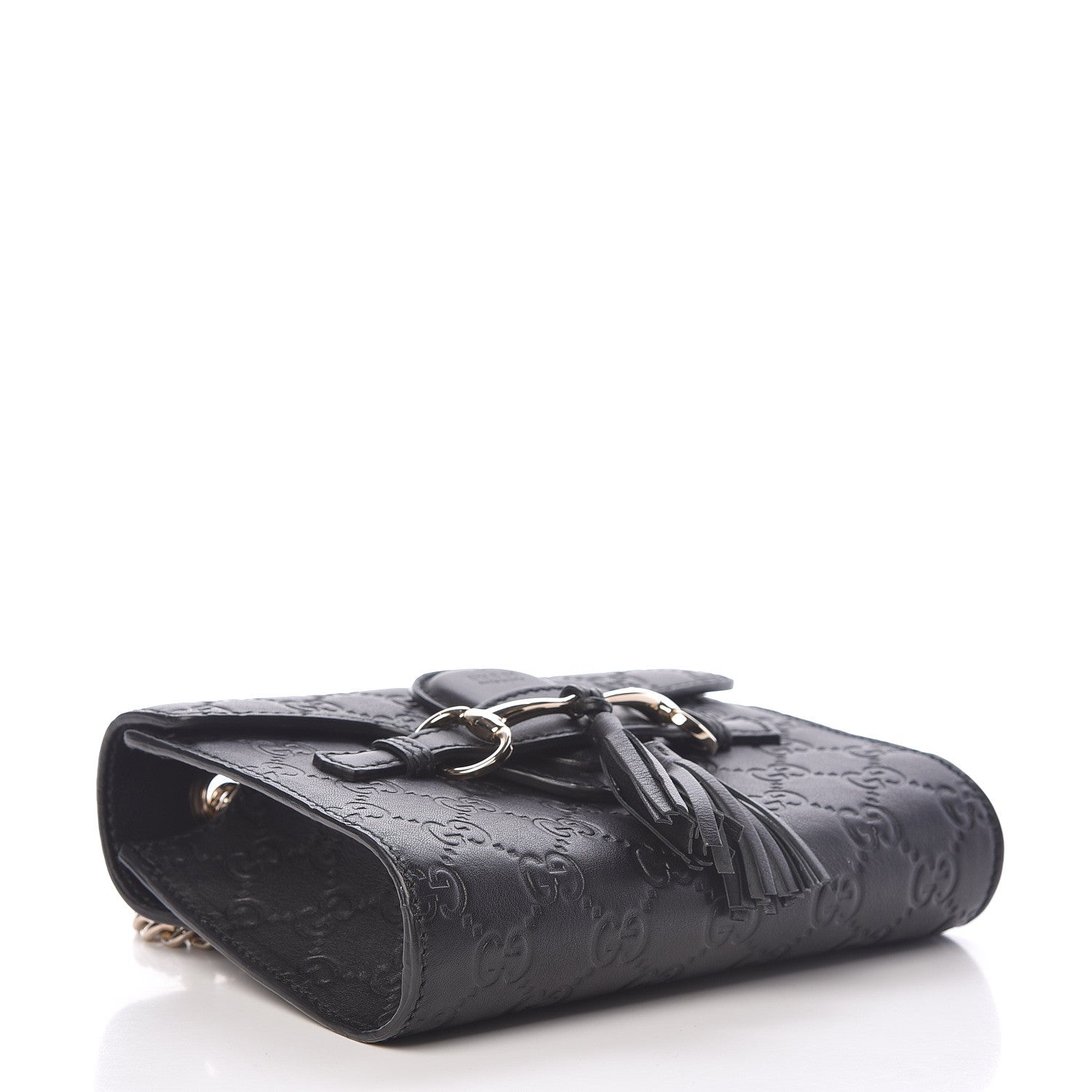 Gucci Guccissima Mini Emily Shoulder Bag Black 4 of 10