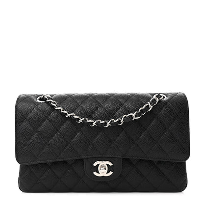 Chanel Caviar Quilted Medium Double Flap Black 1 of 11