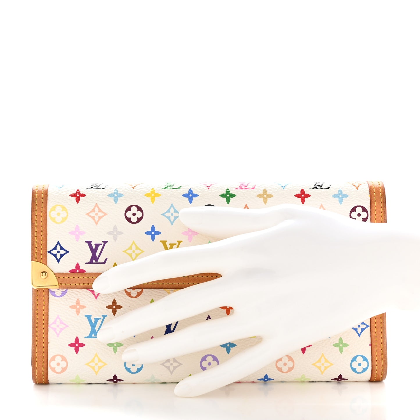 Monogram Multicolor Porte Tresor International Wallet White