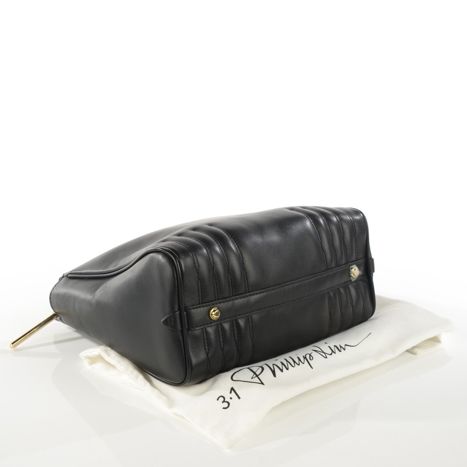 3.1 Phillip Lim 3.1 Calfskin Small Ryder Satchel Black 4 of 7