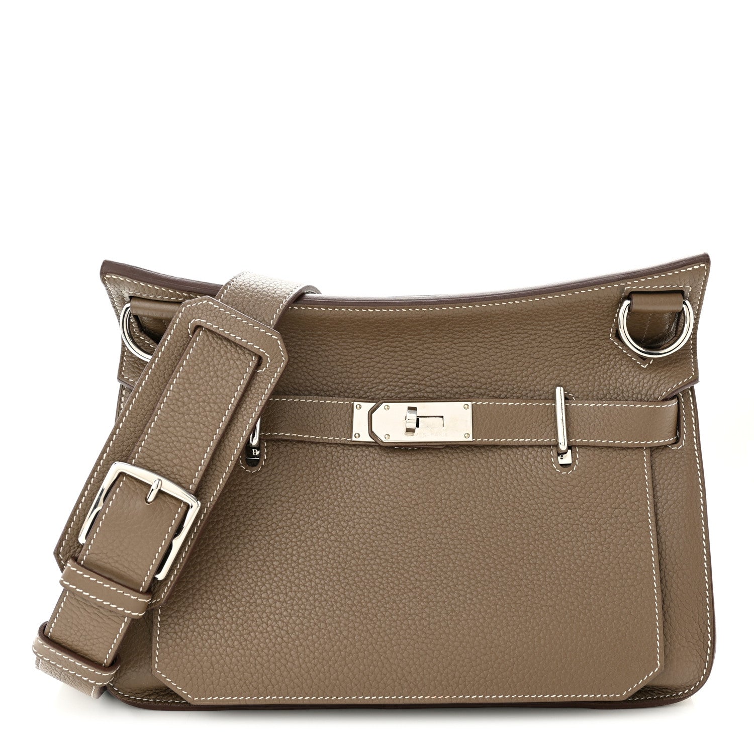 Hermes Taurillon Clemence Jypsiere 31 Etoupe 1 of 11