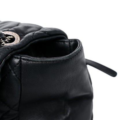 Chanel Lambskin Jumbo Coco Rain Flap Black 15 of 18