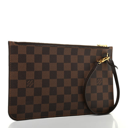 Louis Vuitton Damier Ebene Neverfull MM GM Pochette 3 of 9