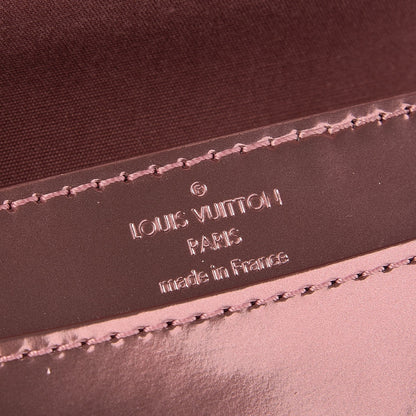 Louis Vuitton Patent Louise PM Chain Clutch Rose Cuivre 6 of 7