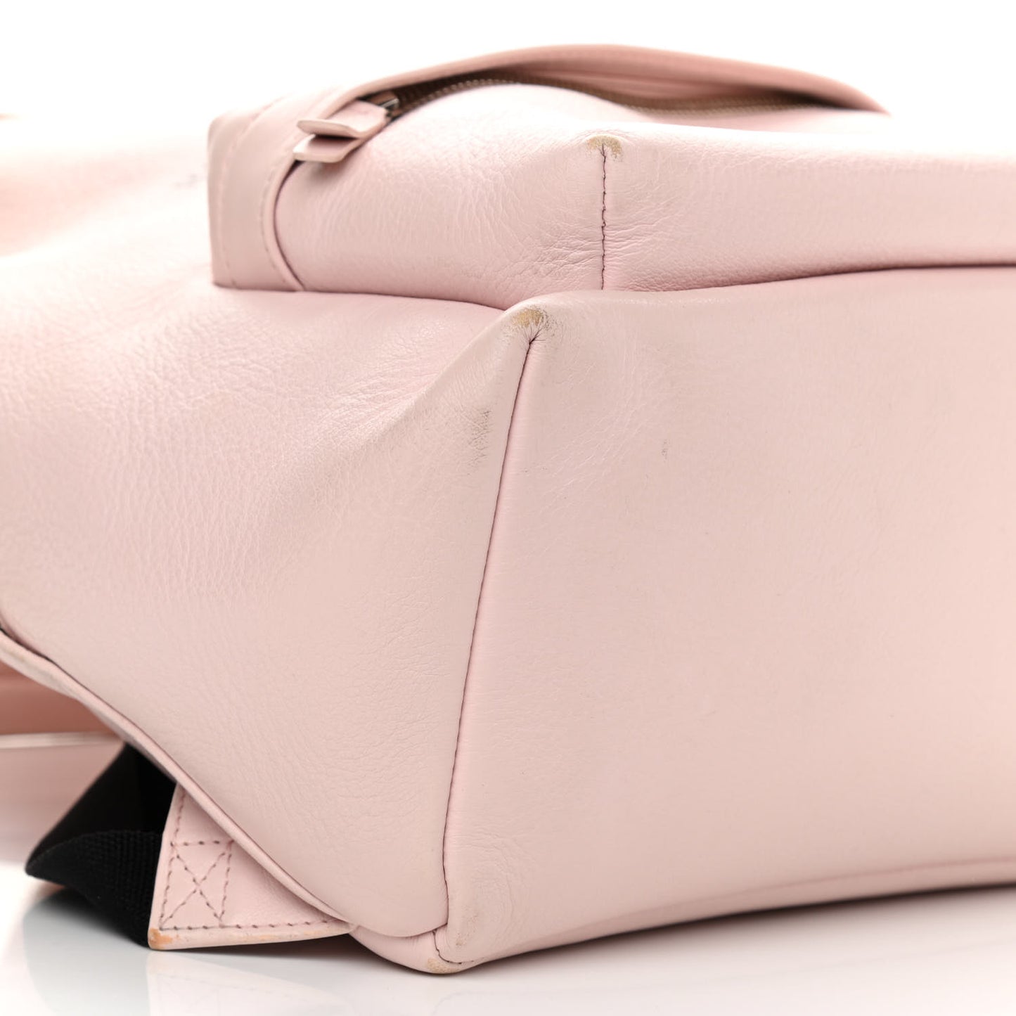 Smooth Calfskin Logo Small Everyday Backpack Light Rose Black