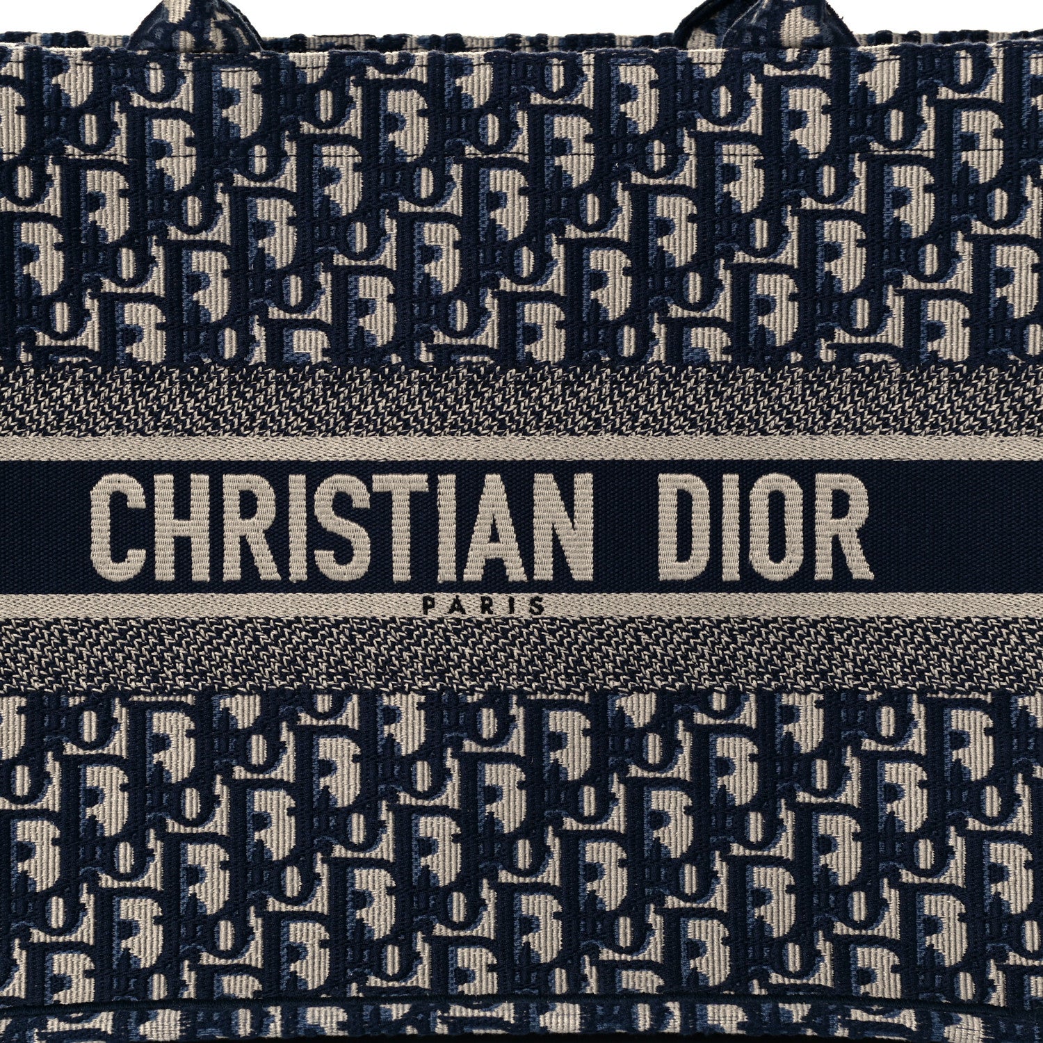Christian Dior Oblique Medium Book Tote Blue Multicolor 8 of 10