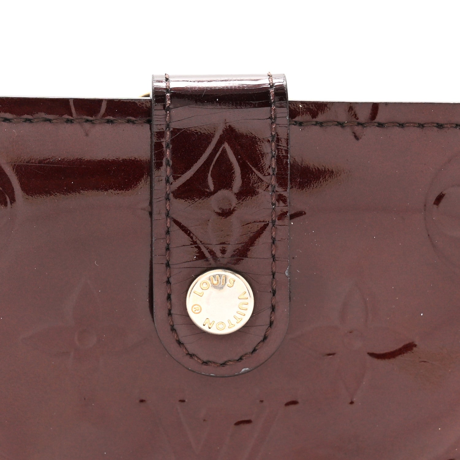 Louis Vuitton Vernis French Purse Wallet Amarante 8 of 8