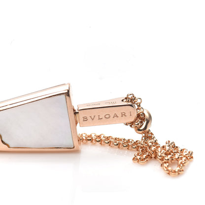 Bulgari 18K Rose Gold Mother of Pearl Diamond Gelati Bracelet ML 4 of 6