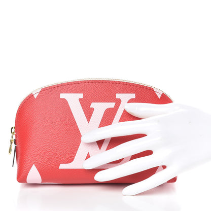 Louis Vuitton Monogram Giant Cosmetic Pouch Rouge 2 of 7