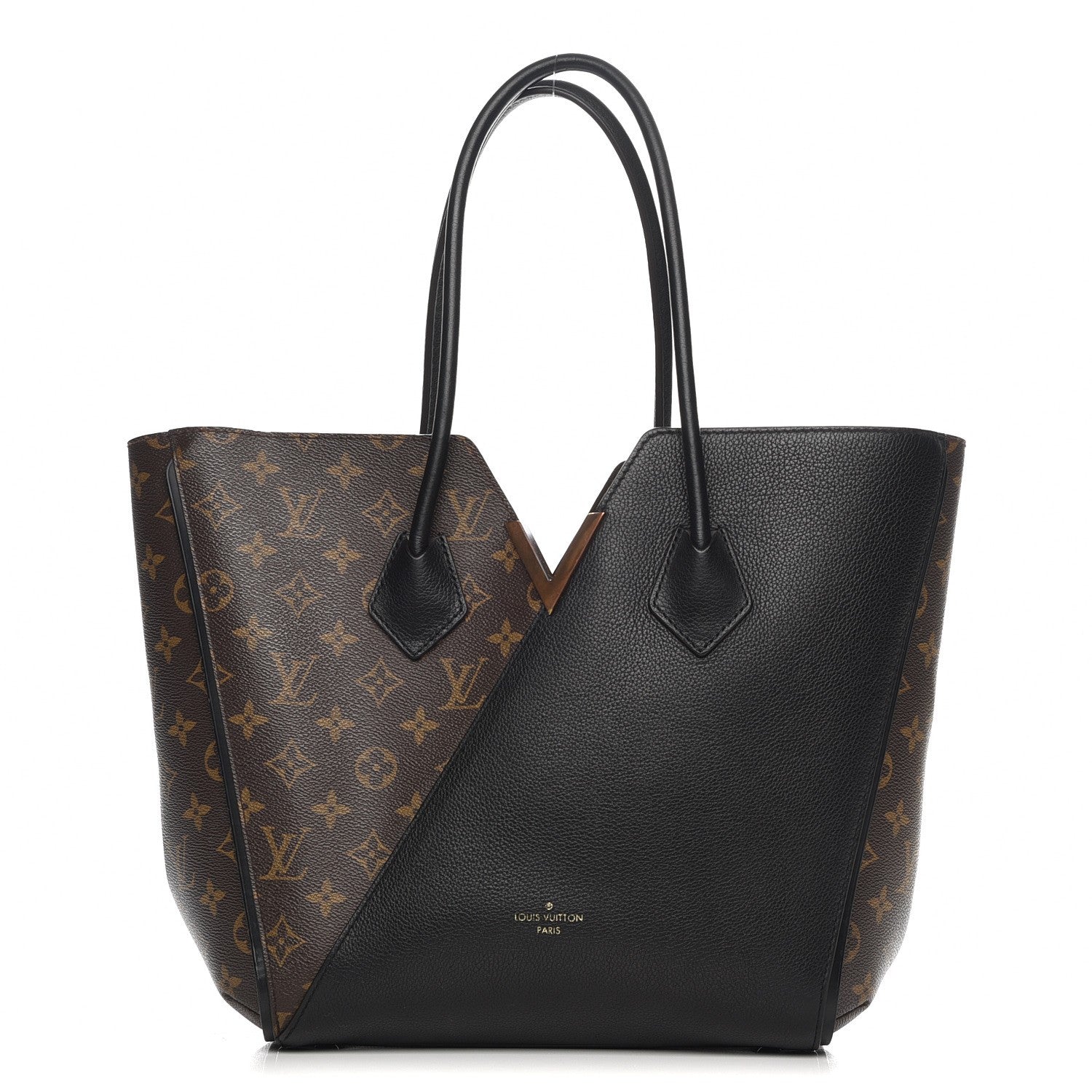 Louis Vuitton Calfskin Monogram Kimono Tote Black 1 of 7