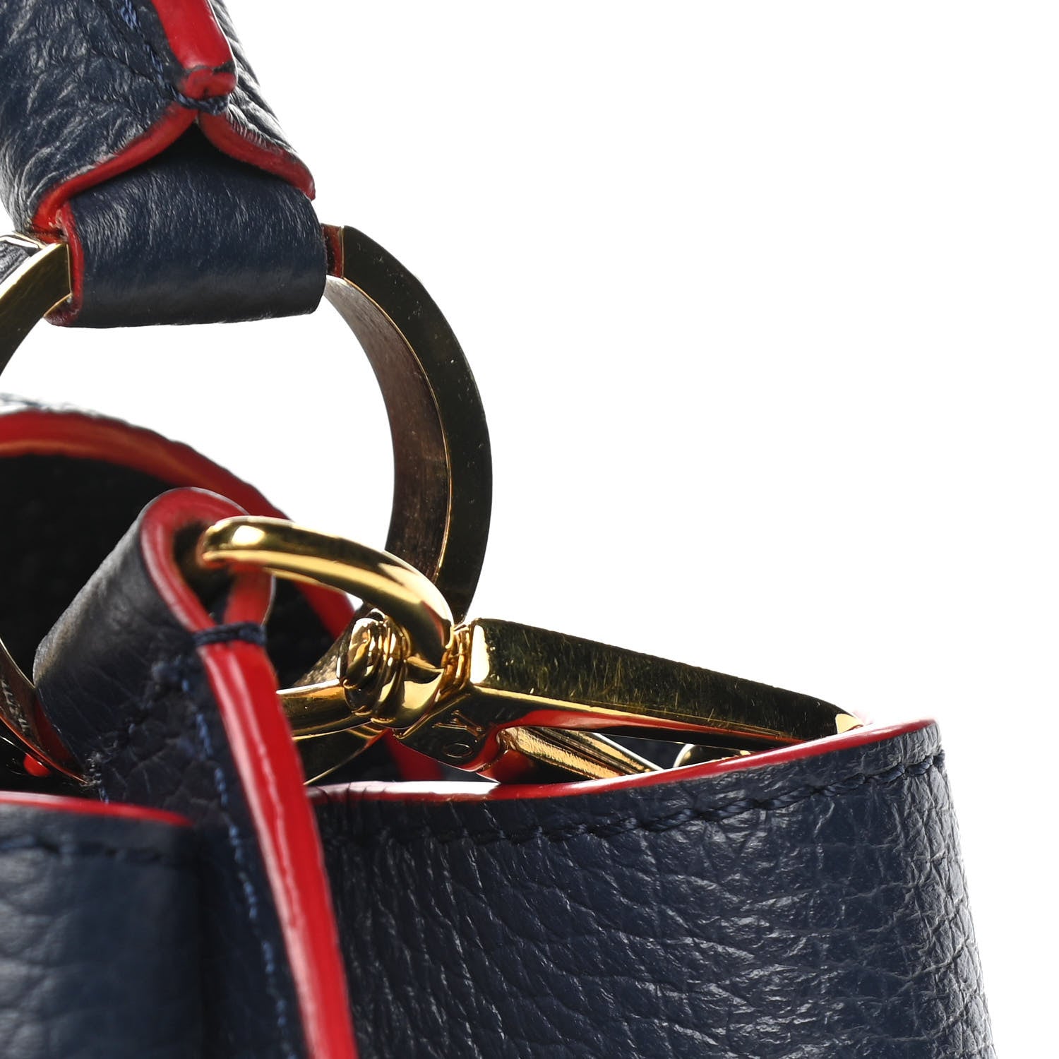 Louis Vuitton Taurillon Capucines BB Marine Rouge 12 of 12