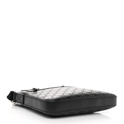Gucci Guccissima Signature Small Messenger Bag Black 3 of 8