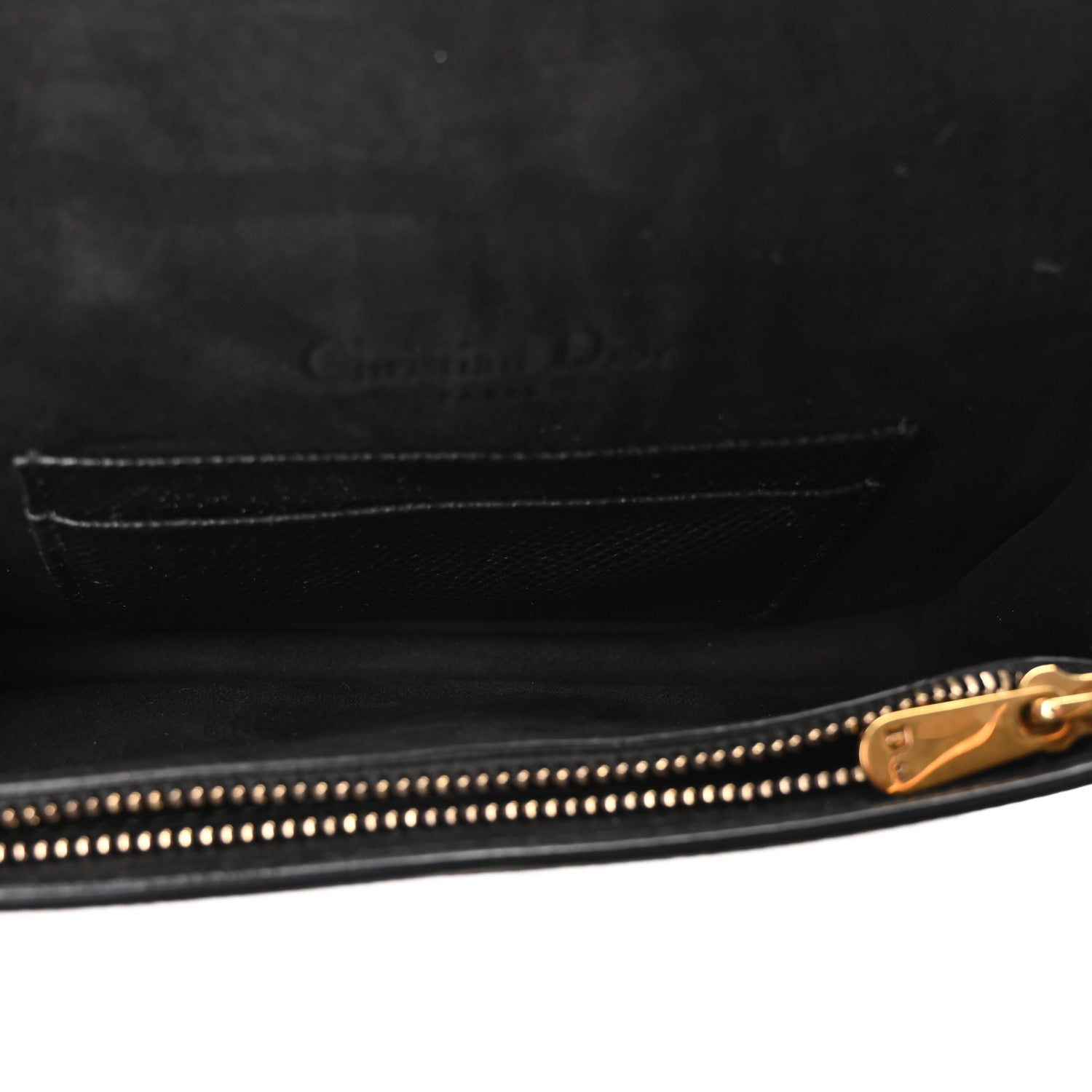 Christian Dior Grained Calfskin Saddle Belt Bag Black 5 of 10