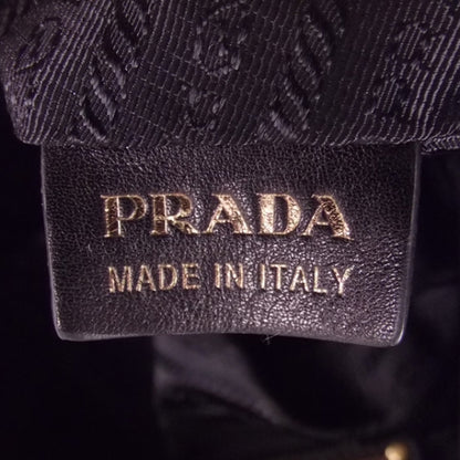 Prada Leather Buckles Tote Black 12 of 12